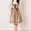 Kruger Midi Dirndl 2pcs. 60cm "Danila" grun (low stock)