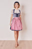 Kruger Mini Dirndl 2pcs. 50cm "Skylar" blue (32)