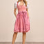 (new) Kruger Midi Dirndl 2pcs. 60cm "Quinta" pink