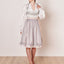 Kruger Midi Dirndl 2pcs. 60cm "Nellie" grey (38) *low stock