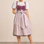 (new) Kruger Long Dirndl 2pcs. 70cm "Dinah" purple