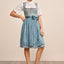 (new) Kruger Midi Dirndl 2pcs. 60cm "Orly" turquoise