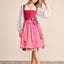 Kruger Midi Dirndl 2pcs. 60cm "Flaminia" berry (36,40,42) low stock