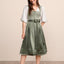 (new) Kruger Long Dirndl 2pcs. 70cm "Lillie" green