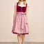 (new) Kruger Midi Dirndl 2pcs. 60cm "Laja" red