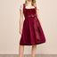 Kruger Mini Dirndl 2pcs. 60cm "Joelina" red (40,44,46)