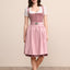 Kruger Midi Dirndl 2pcs. 60cm "Alisha" pink