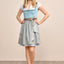 Kruger Mini Dirndl 2pcs. 50cm "Emmeline" blue