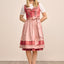 (new) Kruger Midi Dirndl 2pcs. 60cm "Caprina" pink