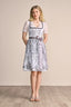 Kruger Midi Dirndl 2pcs. 60cm "Macie" grey