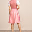 (new) Kruger Midi Dirndl 2pcs. 60cm "Quinta" pink