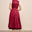 Kruger Long Dirndl 2pcs. 80cm "Tabitha" red