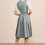 (new) Kruger Long Dirndl 2pcs. 70cm "Orly" turquoise