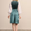 Kruger Midi Dirndl 2pcs. 60cm "Annica" green