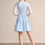 Kruger Mini Dirndl 2pcs. 50cm "Alisha" light blue