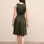 Kruger Midi Dirndl 2pcs. 60cm "Alisha" olive