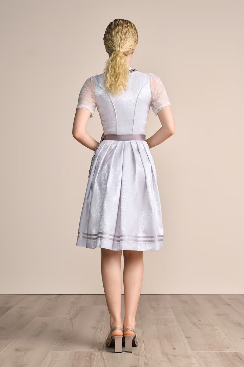 Kruger Midi Dirndl 2pcs. 60cm "Macie" grey