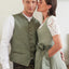 (new) Kruger Long Dirndl 2pcs. 70cm "Lillie" green