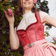 (new) Kruger Midi Dirndl 2pcs. 60cm "Fynia" red