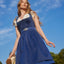 Kruger Mini Dirndl 2pcs. 50cm "Alisha" blue