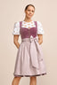 (new) Kruger Midi Dirndl 2pcs. 60cm "Dinah" purple