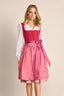 Kruger Midi Dirndl 2pcs. 60cm "Flaminia" berry (36,40,42) low stock