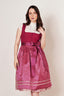 Kruger Long Dirndl 2pcs. 70cm "Flaminia" berry (36-44)