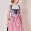 Kruger Mini Dirndl 2pcs. 60cm "Skylar" blue