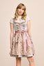 (new) Kruger Mini Dirndl 2pcs. 50cm "Emilija" gray