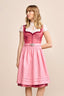 (new) Kruger Midi Dirndl 2pcs. 60cm "Fynia" red