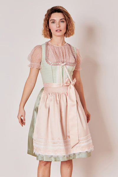 Kruger Midi Dirndl 2pcs. 60cm "Rina" mint