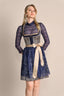 Kruger Midi Dirndl 2pcs. 50cm "Effi" blue (low stock)