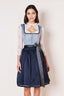 Kruger Mini Dirndl 2pcs. 60cm "Dena" blue