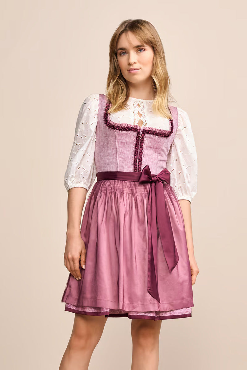 (new) Kruger Mini Dirndl 2pcs. 50cm "Maryanne" red