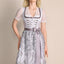 Kruger Midi Dirndl 2pcs. 60cm "Macie" grey