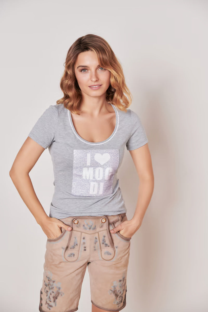 Woman's T-Shirt with Heart & I Mog Di