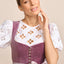 (new) Kruger Long Dirndl 2pcs. 70cm "Dinah" purple