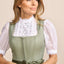 (new) Kruger Midi Dirndl 2pcs. 60cm "Lillie" green