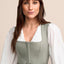 (new) Kruger Long Dirndl 2pcs. 70cm "Lillie" green