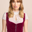 (new) Kruger Midi Dirndl 2pcs. 60cm "Laja" red