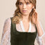 (new) Kruger Long Dirndl 2pcs. 70cm "Livie" olive