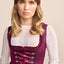 (new) Kruger Midi Dirndl 2pcs. 60cm "Thialda" red