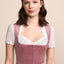 Kruger Midi Dirndl 2pcs. 60cm "Alisha" pink