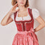 Kruger Mini Dirndl 2pcs. 50cm "Ulrika" red