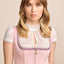 Kruger Midi Dirndl 2pcs. 60cm "Jiska" pink