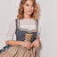 Kruger Mini Dirndl 2pcs. 50cm "Justine" blue