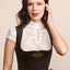 (new) Kruger Long Dirndl 2pcs. 70cm "Cari" brown