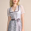 Kruger Midi Dirndl 2pcs. 60cm "Macie" grey