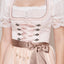 Kruger Mini Dirndl 2pcs. 50cm "Laticia" pink