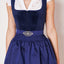 Kruger Mini Dirndl 2pcs. 50cm "Alisha" blue